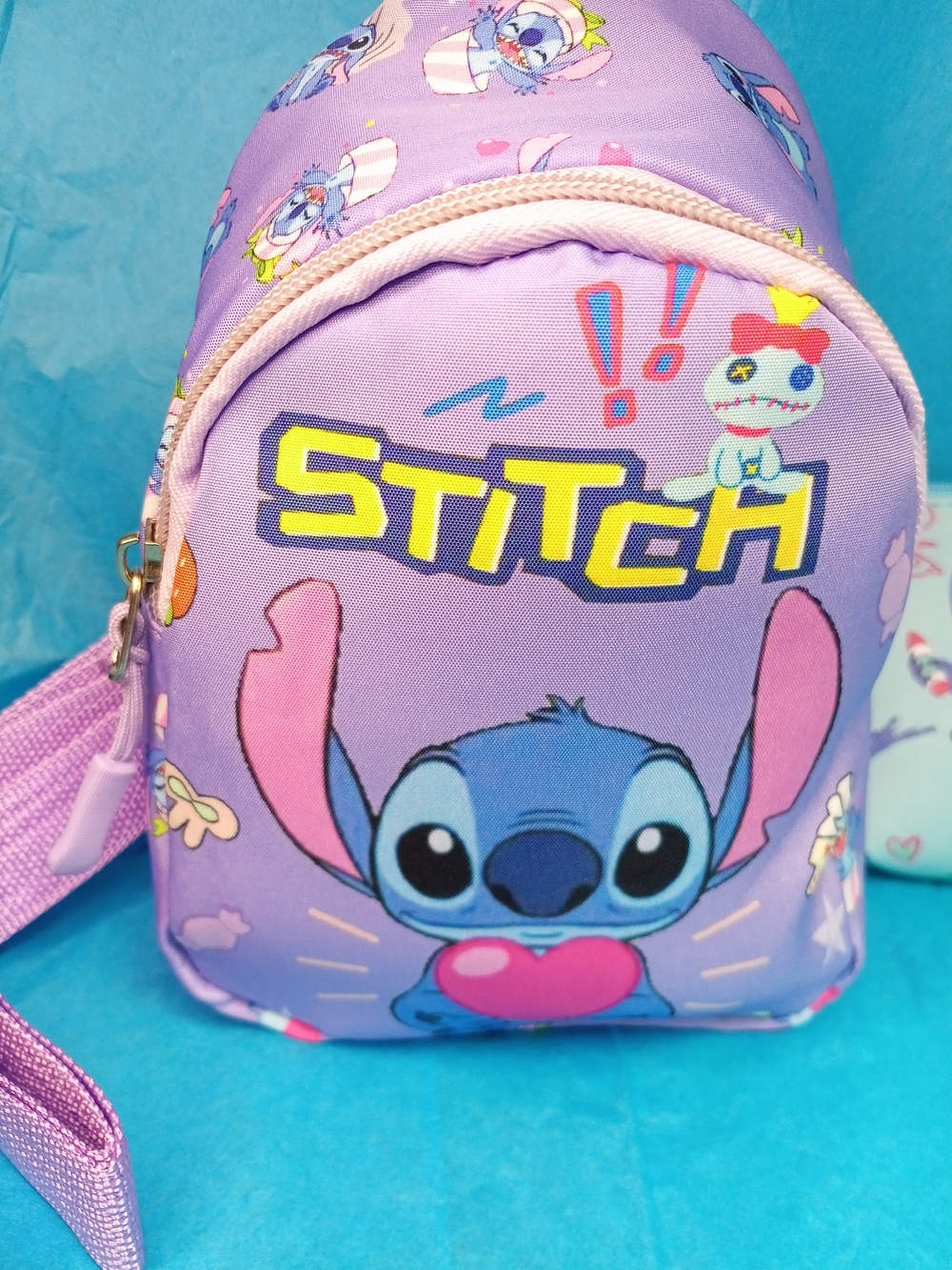 Disney Stitch Mini Backpack with Coin Purse - Picture 2 of 7
